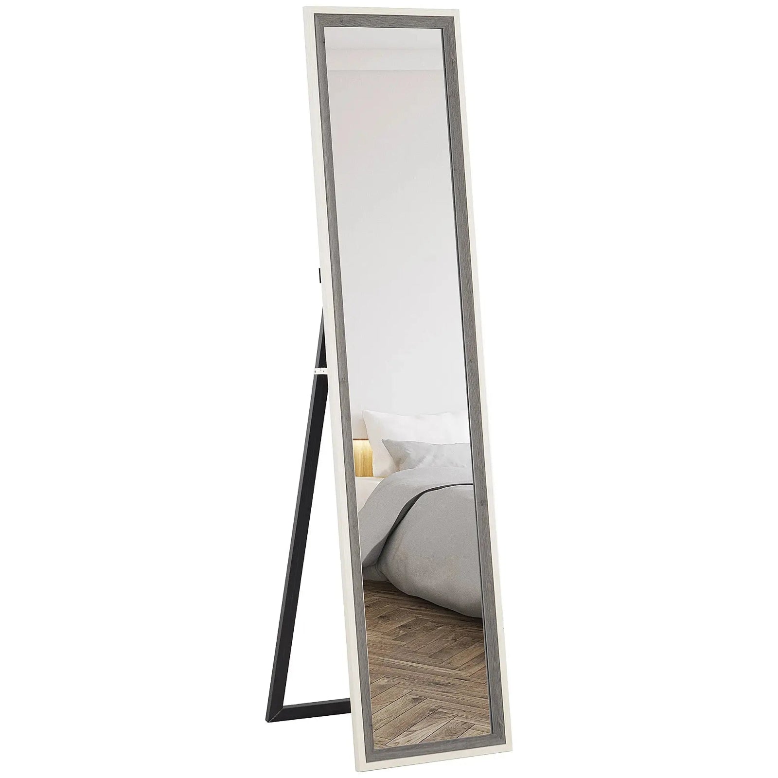 Miroir sur Pied | Grand Classique Bois Miroir émoi
