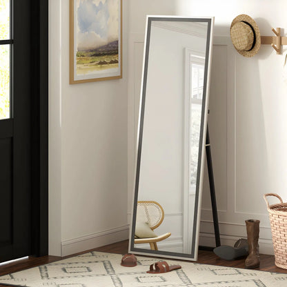 Miroir sur Pied | Grand Classique Bois Miroir émoi