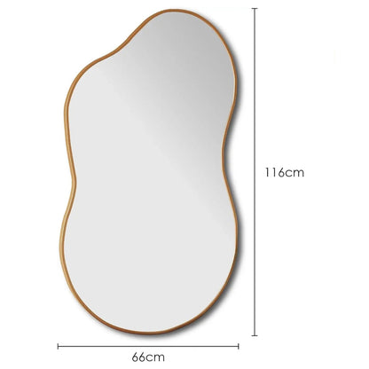 Miroir Organique | Aluminium Brossé Miroir émoi