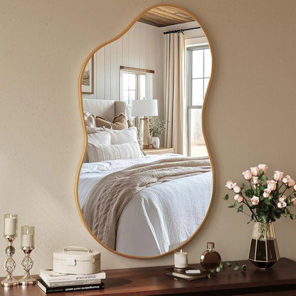 Miroir Organique | Aluminium Brossé Miroir émoi