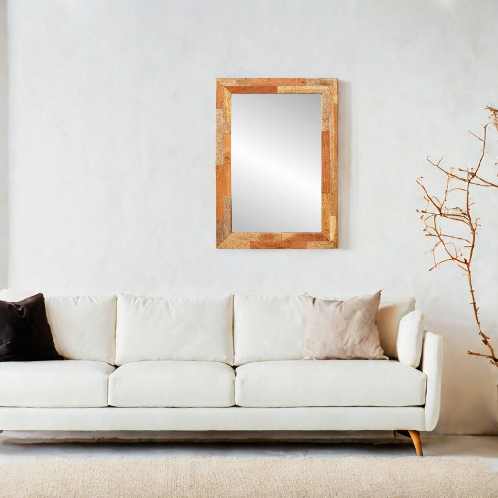 Miroir Rectangulaire | Bois de Manguier Miroir émoi