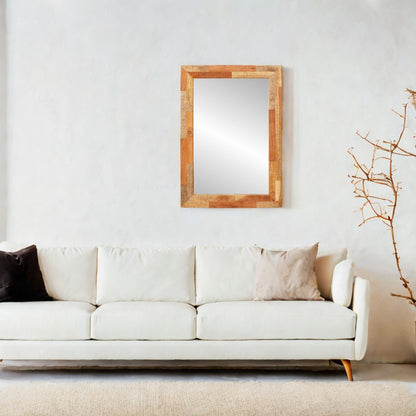 Miroir Rectangulaire | Bois de Manguier Miroir émoi