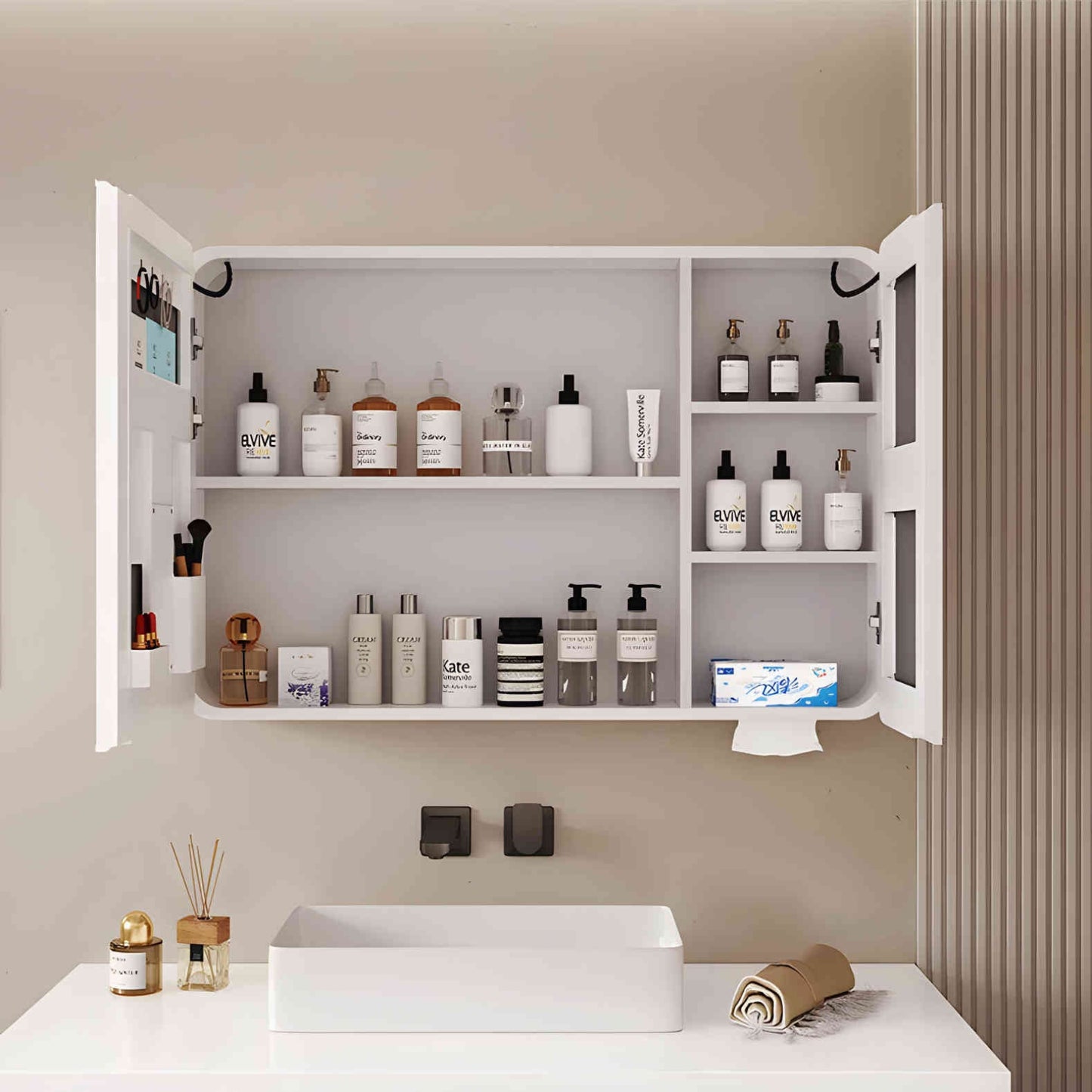 Miroir Salle de Bain | Armoire Miroir Rectangulaire Miroir émoi