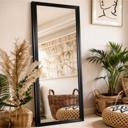 Miroir sur Pied Rectangulaire | Grand Bois - Miroir émoi