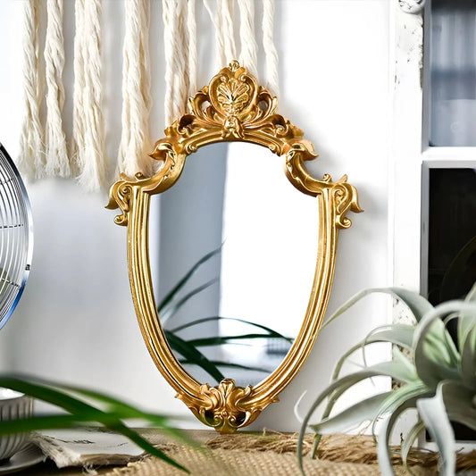 Miroir Doré | Blason - Miroir émoi - Miroir Doré Vintage 